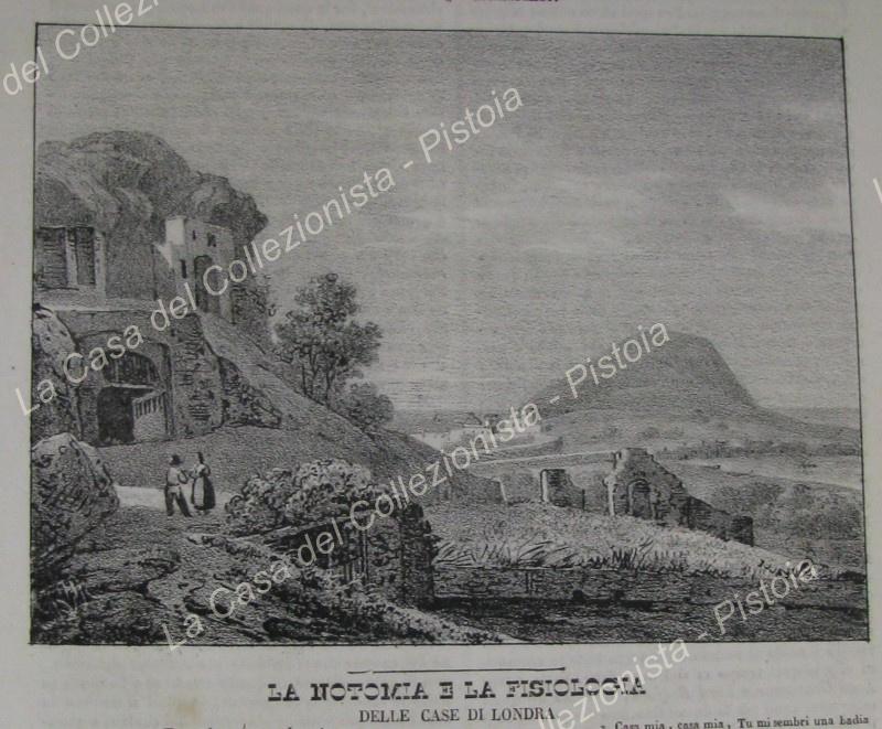 MISENO, Campania. Avanzi del teatro. Poliorama Pittoresco 1838. Intero fascicolo