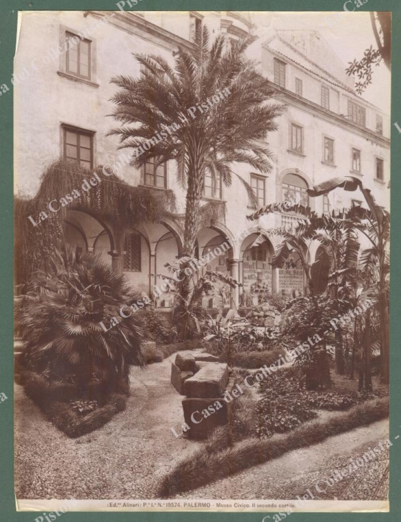 PALERMO. Museo civico. Foto originale Alinari, fine &#39;800