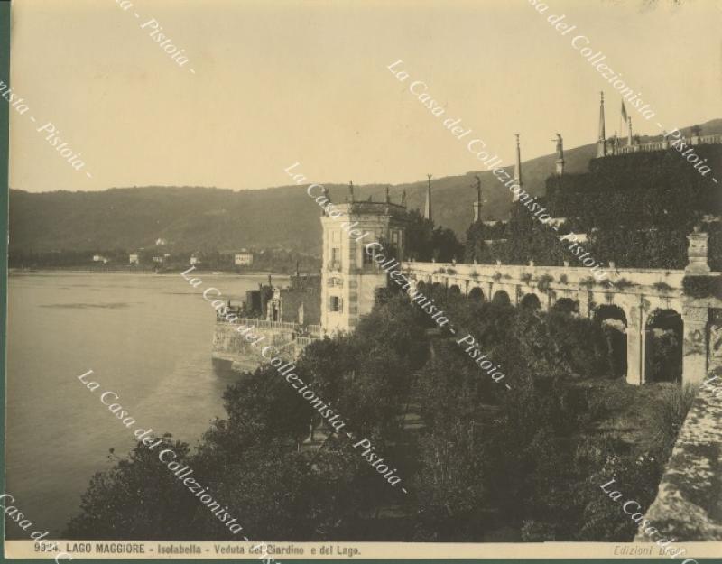 Piemonte, Lago Maggiore. ISOLA BELLA. Fotografia originale, circa 1920.