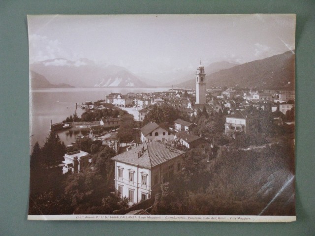 Piemonte. PALLANZA. LAGO MAGGIORE. Veduta generale di Pallanza presa dall&#39;Hotel …