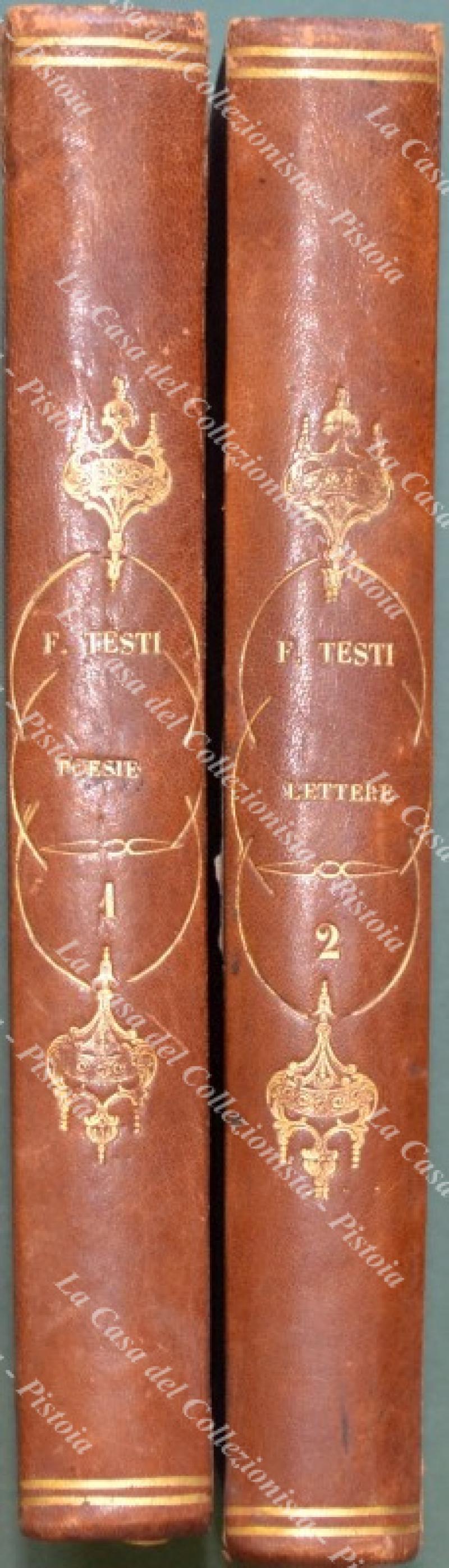 Poesia. TESTI FULVIO. OPERE SCELTE. Modena, Soc. Tipografica, 1817