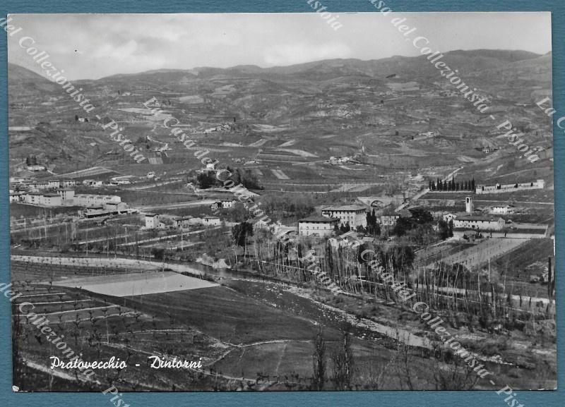 PRATOVECCHIA, Arezzo. Cartolina d&#39;epoca viaggiata