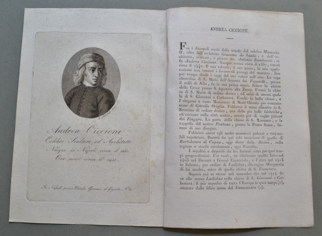 REGNO DI NAPOLI. Campania. ANDREA CICCIONE, nato a Napoli nel …