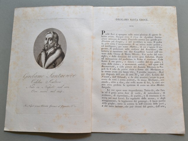 REGNO DI NAPOLI. Campania. GIROLAMO SANTA CROCE, nato a Napoli …