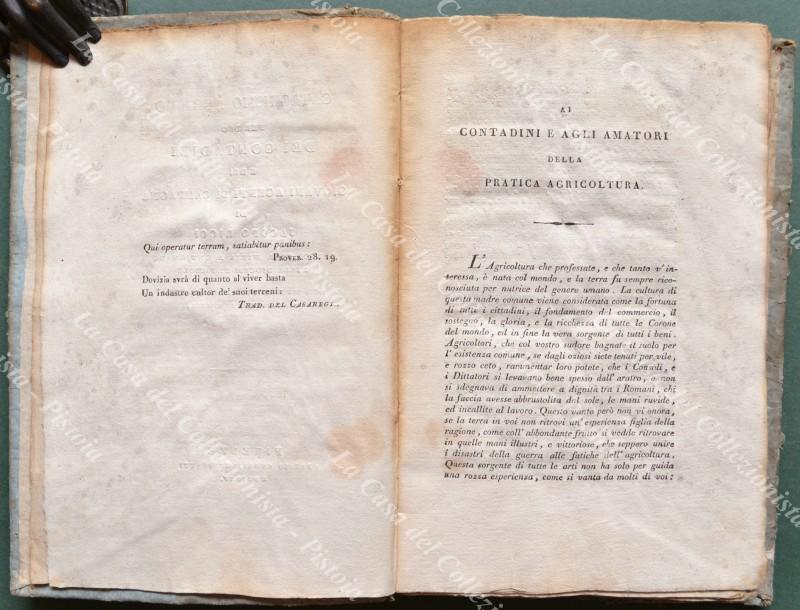 RICCI JACOPO. CATECHISMO AGRARIO PER USO DEI CONTADINI E DEI …