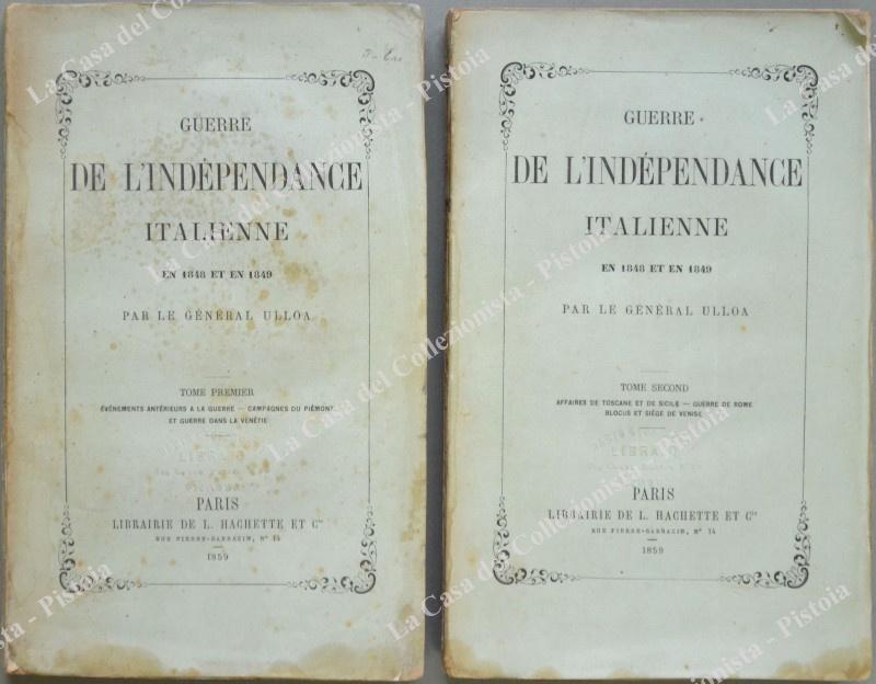 (Risorgimento italiano) ULLOA. GUERRE DE INDEPENDANCE ITALIENNE EN 1848 ET …