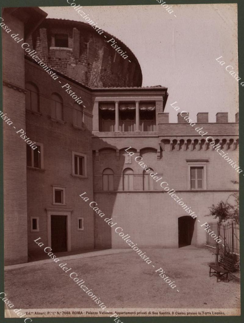 ROMA, Palazzo Vaticano. Appartamenti privati di Sua Santit√†. Fotografia originale, …