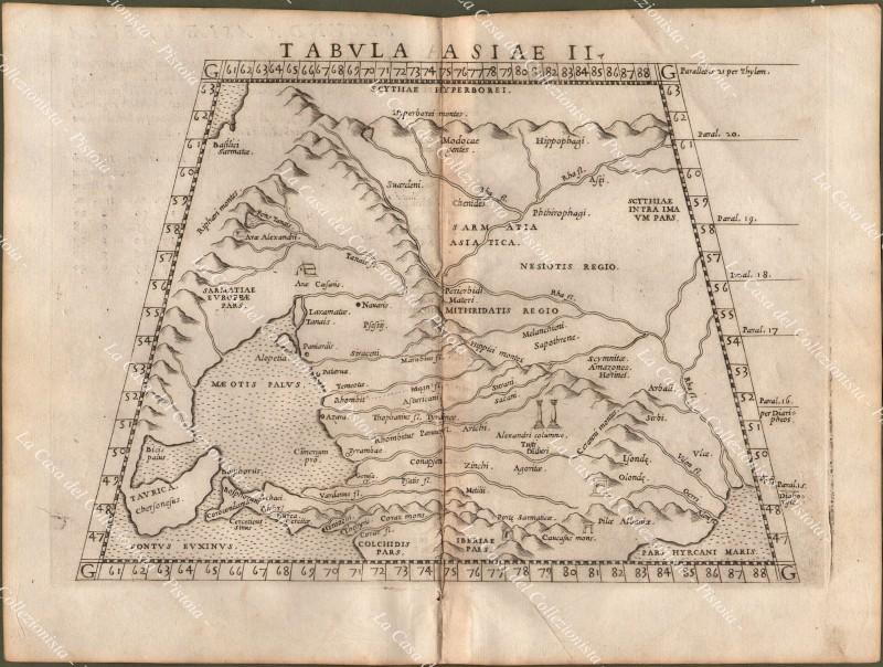 RUSSIA, Azof, Caspio. ‚ÄúGEOGRAPHIA CL. TOLEMAEI ALEXANDRINI&quot;. Valgrisi,1562