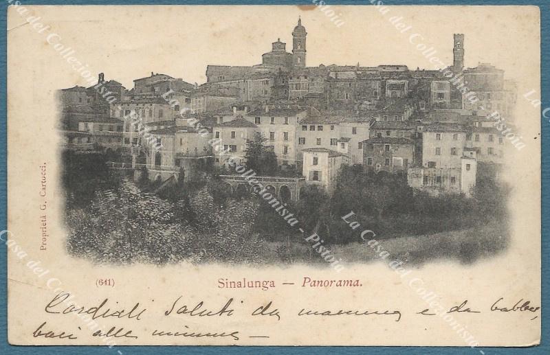 SINALUNGA, Siena. Cartolina d&#39;epoca viaggiata iinizio 1900