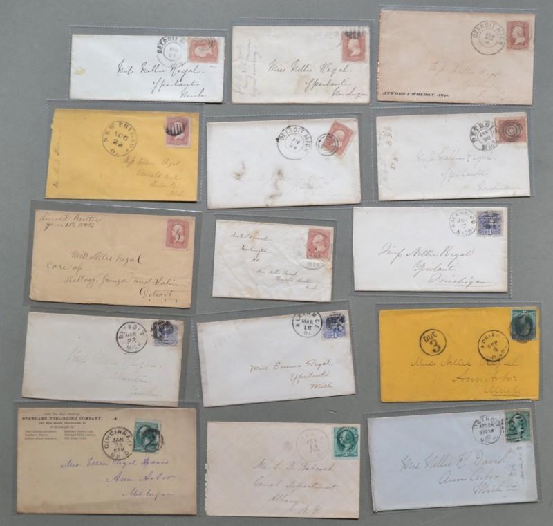 Storia postale estero. STATI UNITI. 15 lettere anni &#39;60/80.