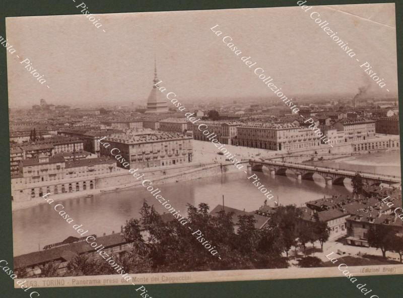 TORINO. Circa 1880. Panorama preso dal Monte dei Cappuccini. Fotografia …