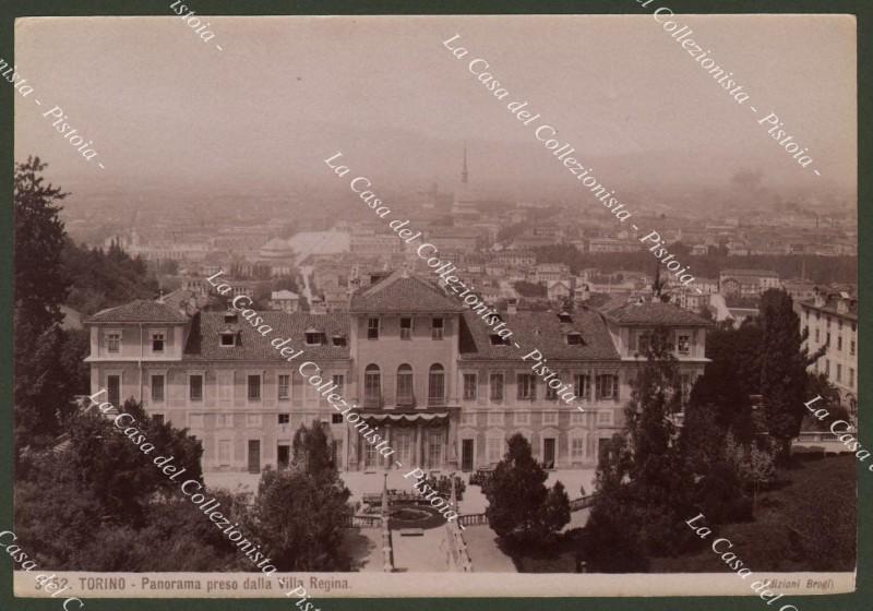 TORINO. Circa 1880. Panorama preso dalla Villa Regina. Fotografia originale …