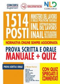 1514 posti Ministero del lavoro e delle politiche sociali, INL …