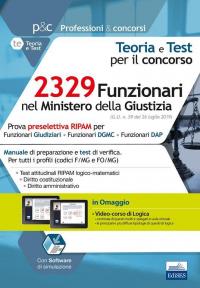 2329 Funzionari nel Ministero della Giustizia: Prova preselettiva RIPAM per …