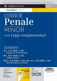 Codice Penale Minor. Leggi complementari. Con APP CODICI SIMONE per …