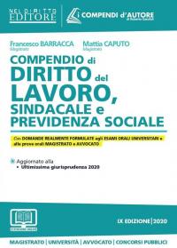 Compendio di diritto del lavoro, sindacale e della previdenza sociale. …