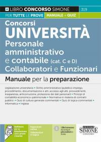 Concorsi Università. Personale amministrativo e contabile (categorie C e D). …