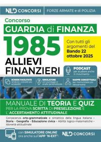Concorso 1985 allievi finanzieri Guardia di Finanza 2025. Manuale di …
