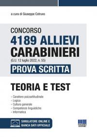 Concorso 4189 allievi Carabinieri (G.U. 12 luglio 2022, n. 55). …