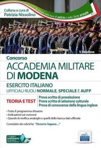 Concorso Accademia Militare di Modena ufficiali esercito italiano. Teoria e …