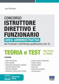 Concorso istruttore direttivo e funzionario. Area amministrativa dei funzionari e …