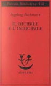 Il dicibile e l'indicibile. Saggi radiofonici