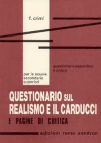 Questionario sul realismo e Carducci (Questionari Sandron)