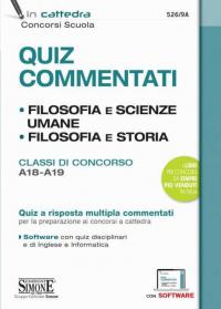 Quiz commentati. Filosofia e scienze umane. Filosofia e storia. Classi …