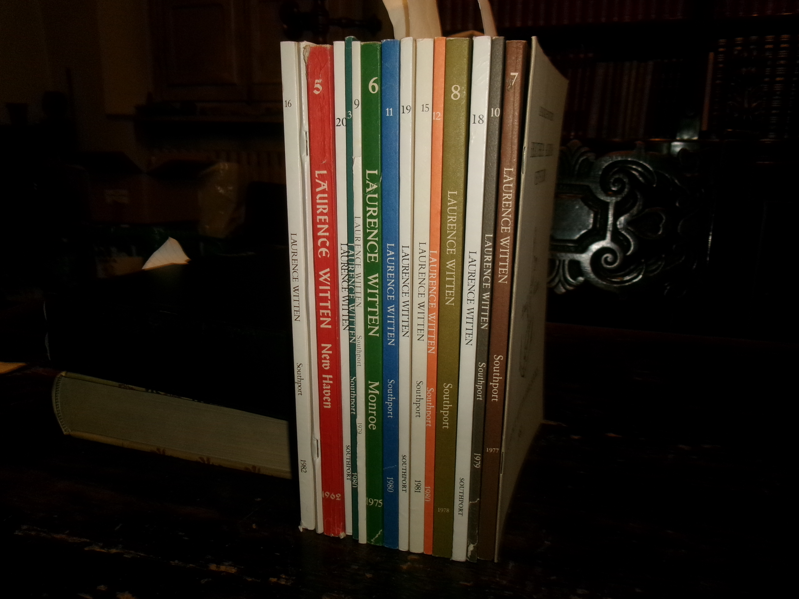 17 cataloghi/catalogues di LAURENCE WITTEN Southport U.S.A