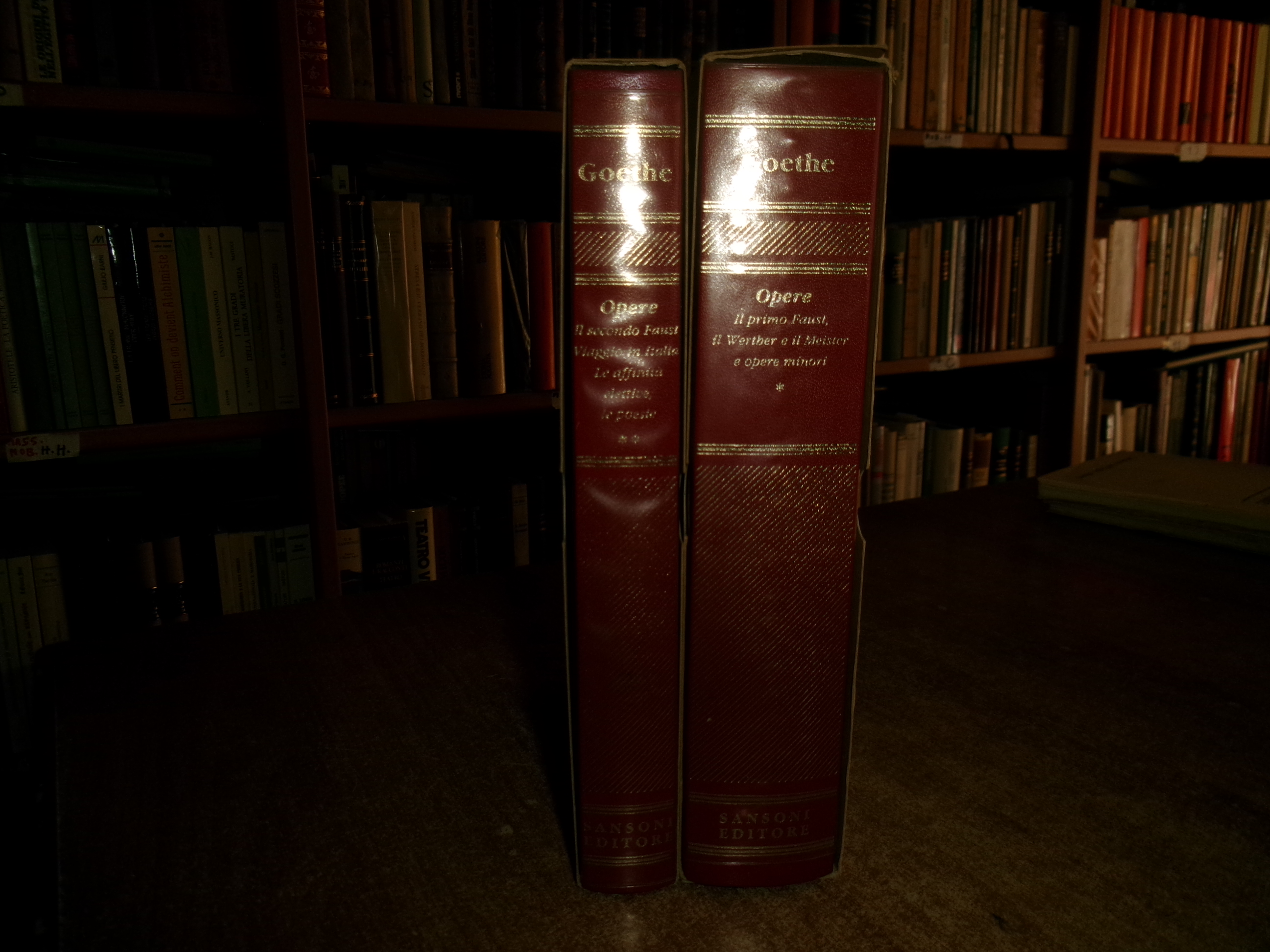 2 volumi - GOETHE Opere con introduzione e a cura …