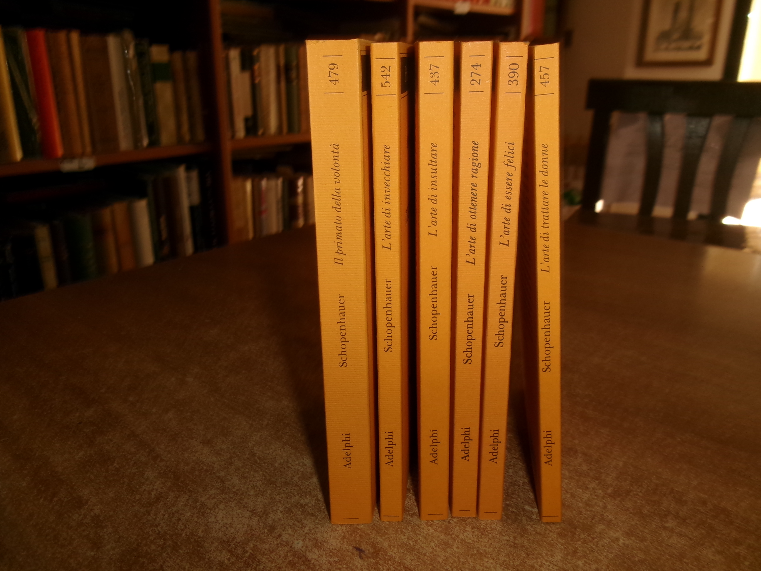 6 volumi di ARTHUR SCHOPENHAUER. L' Arte di trattare le …
