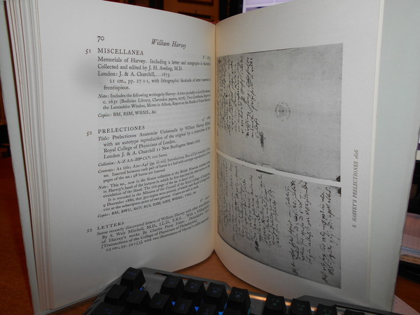 A Bibliography of the Writings of Dr William Harvey, 1573-1657