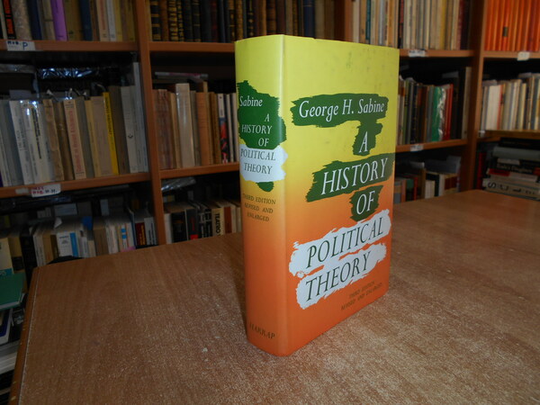 A History Of Political Theory. Third edition revised and enlarged