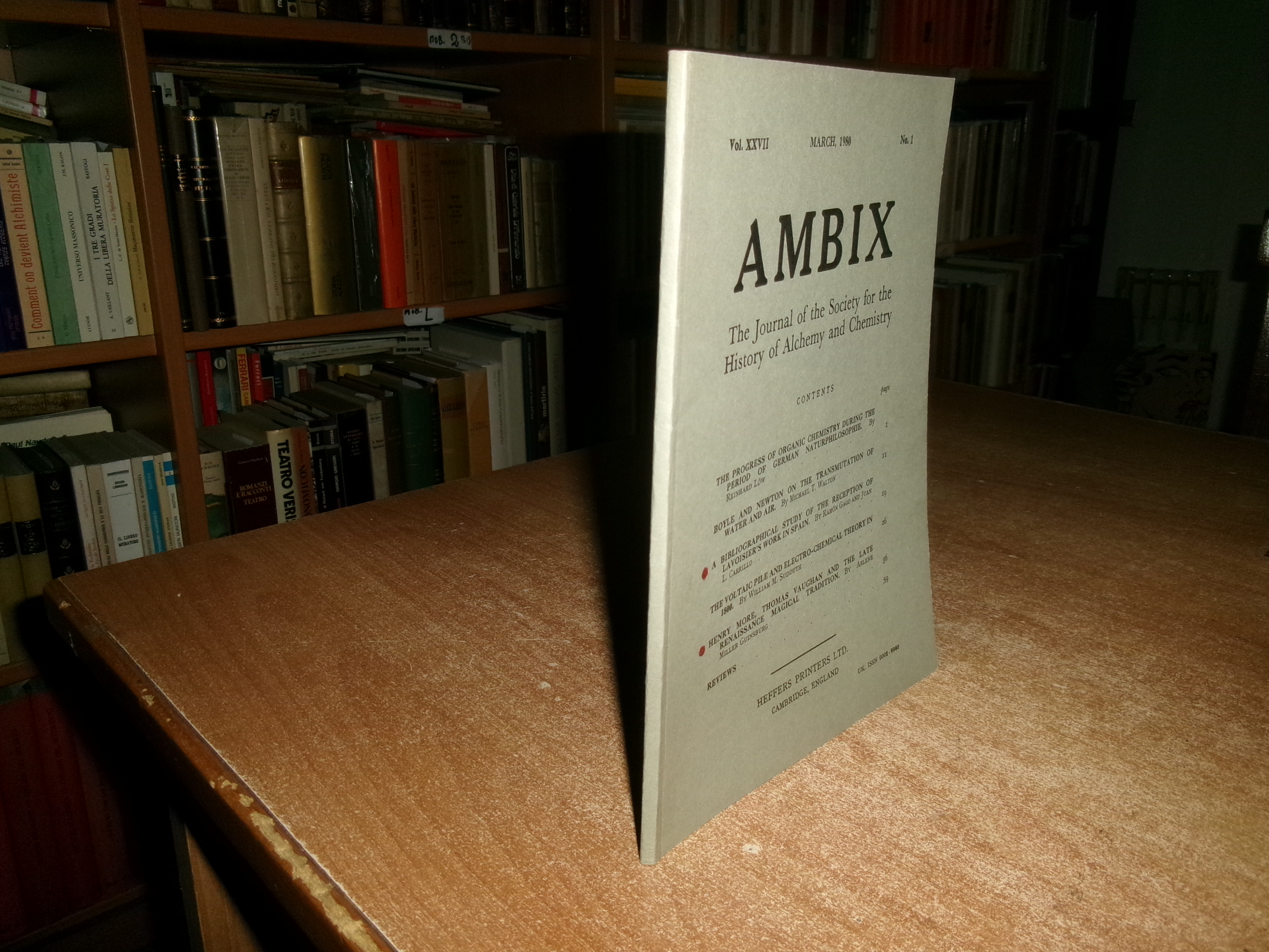 AMBIX The Journal of the Society for the History of …