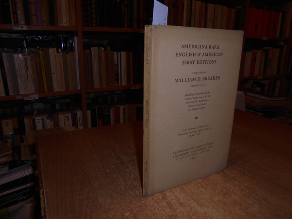 Americana Rara English & American First Editions