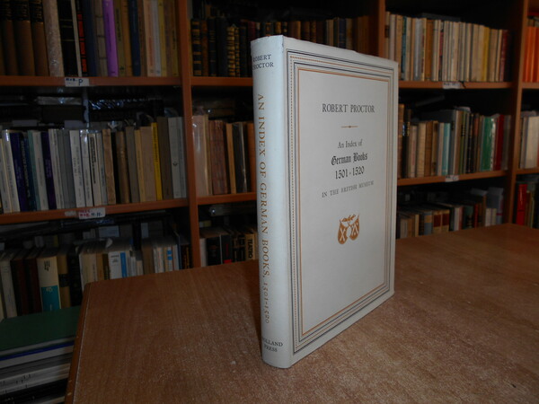 An Index of GERMAN BOOKS 1501 - 1520 in the …