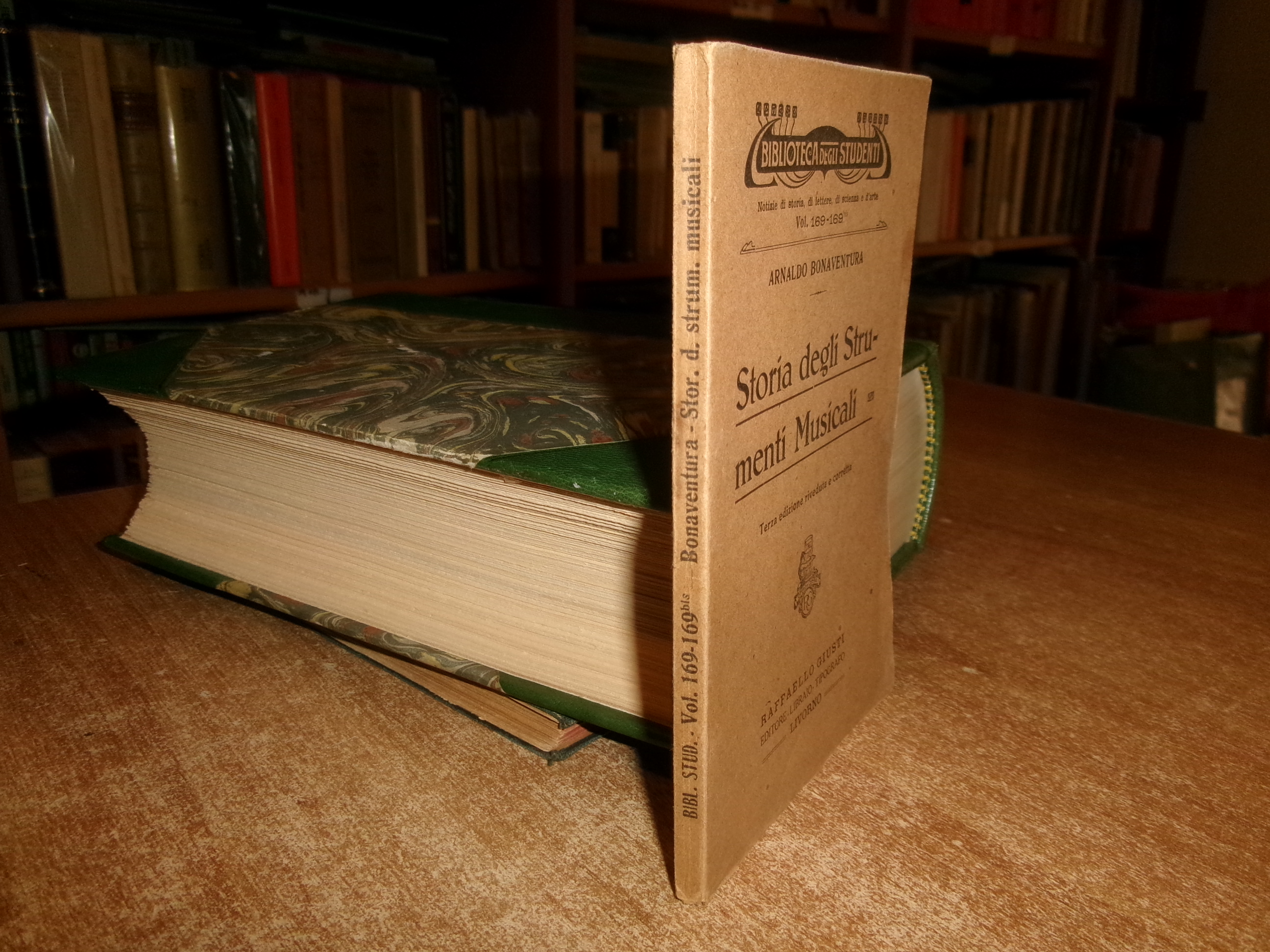 ARNALDO BONAVENTURA - Storia degli Strumenti Musicali terza edizione... 1926