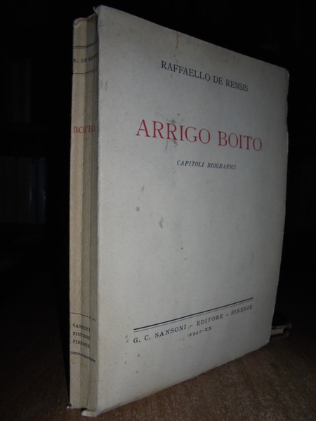 ARRIGO BOITO capitoli biografici