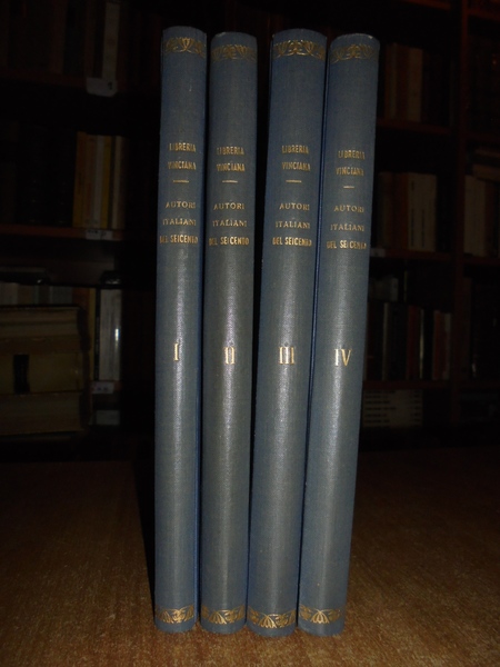 Autori Italiani del '600. Libreria Vinciana 1948 - 1951