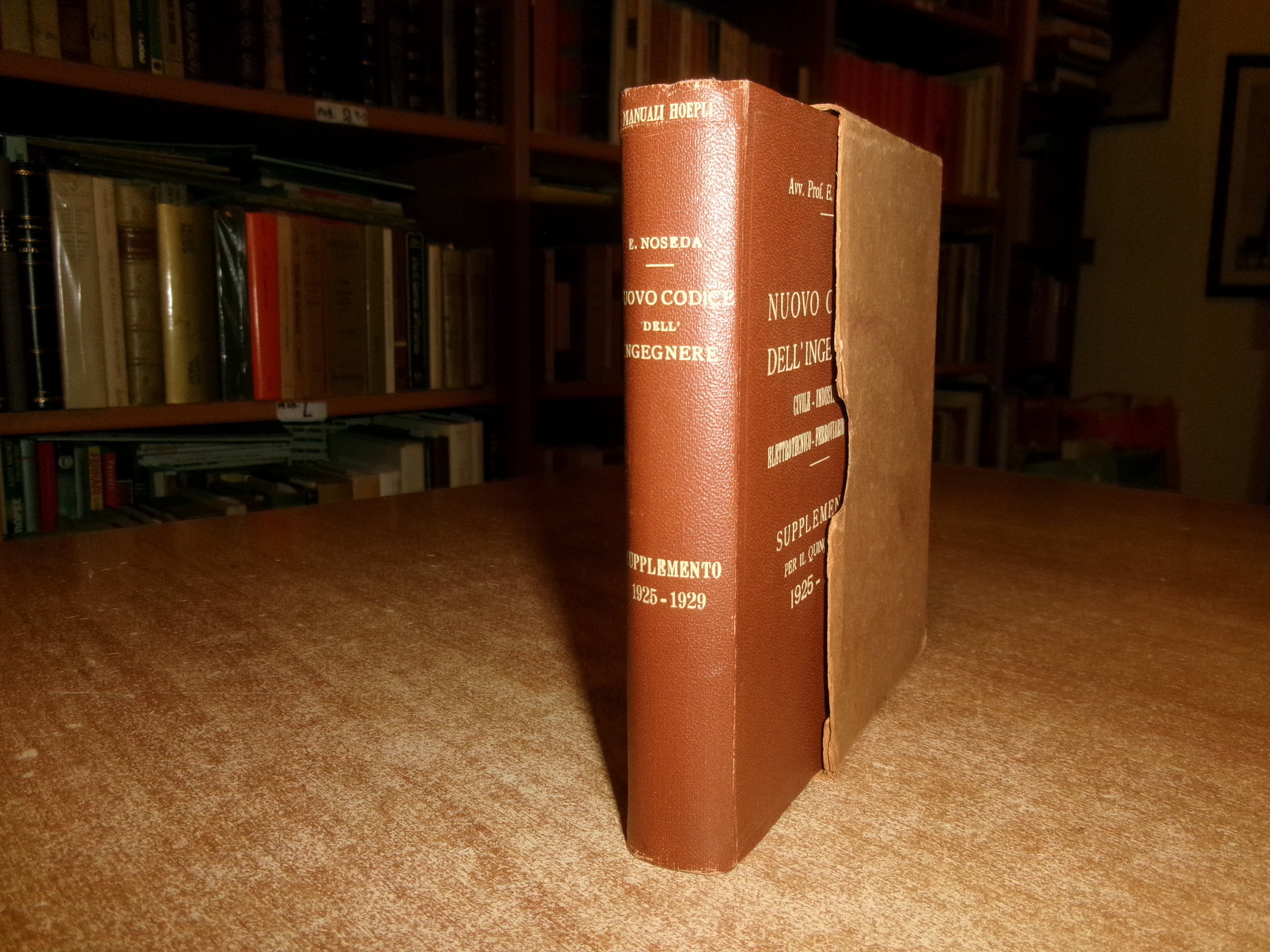 Avv. E. NOSEDA. Nuovo Codice dell' Ingegnere... SUPPLEMENTO per il... …