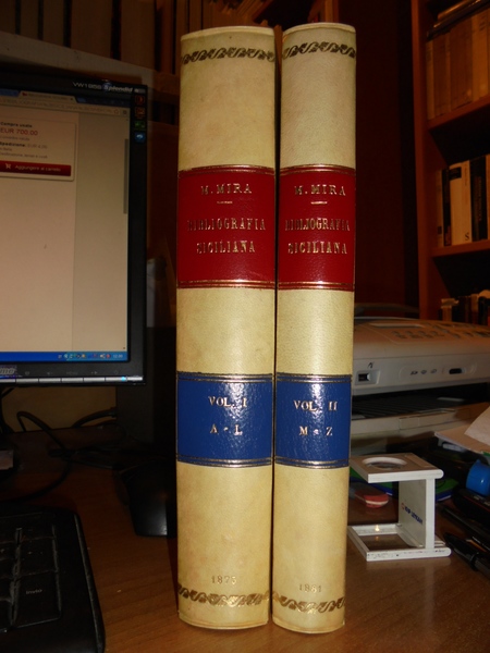 BIBLIOGRAFIA Siciliana ovvero Gran Dizionario Bibliografico. Delle Opere edite e …