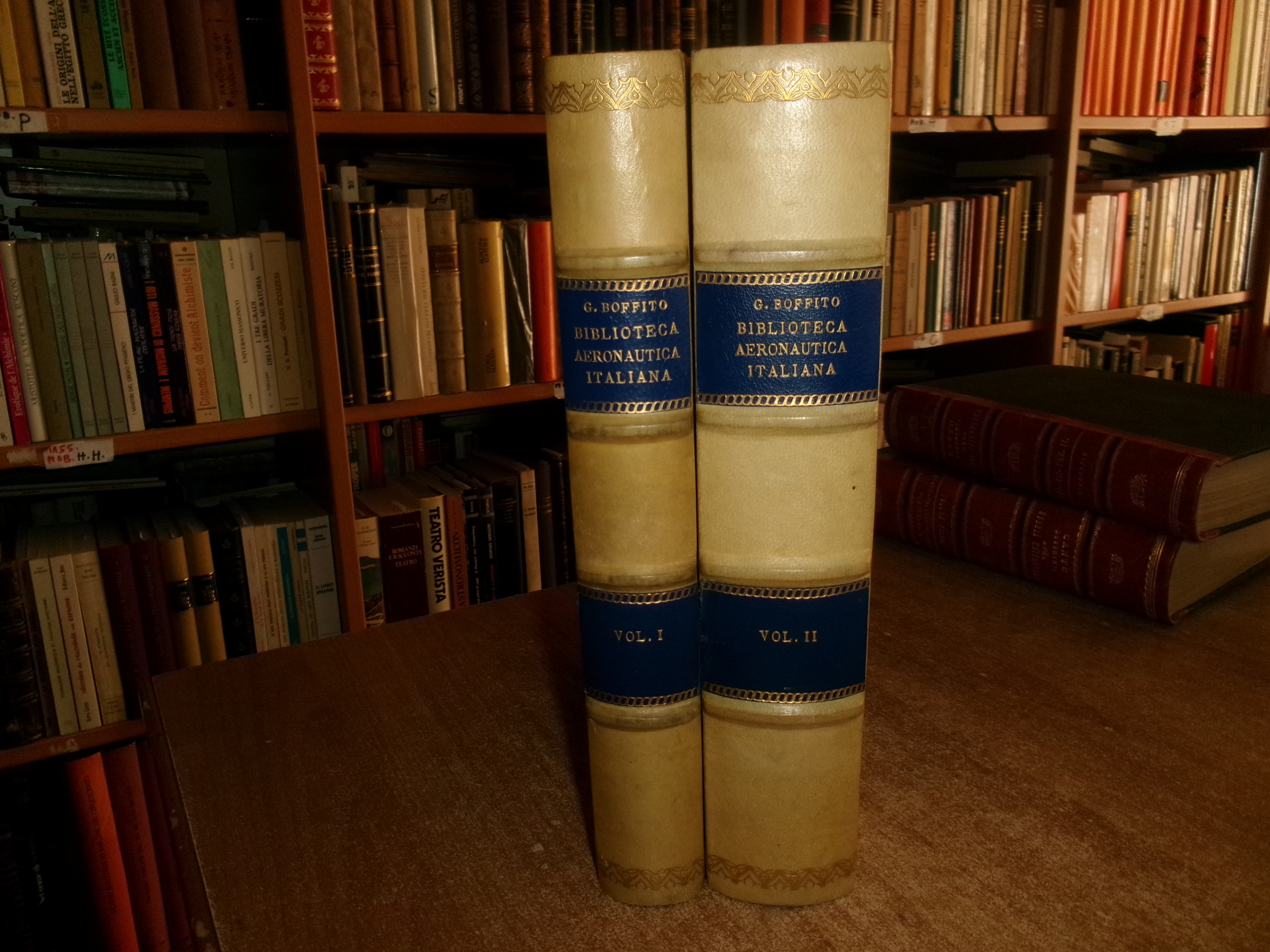 Biblioteca Aeronautica Italiana illustrata. Giuseppe Boffito Barnabita 1929/37