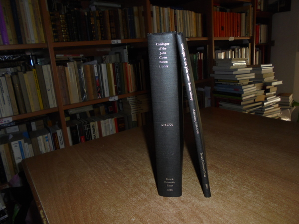 Bibliotheca Americana. Catalogue of the JOHN CARTER BROWN LIBRARY in …