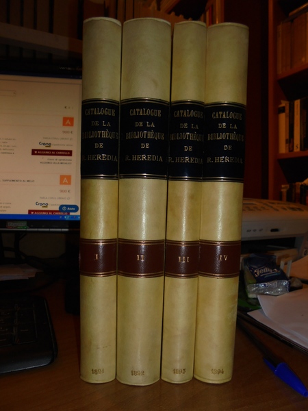 Catalogue de la Bibliothèque de M. Ricardo Heredia