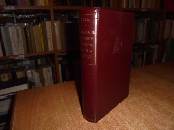 Catalogue of Books and Pamhlets relating to Africa