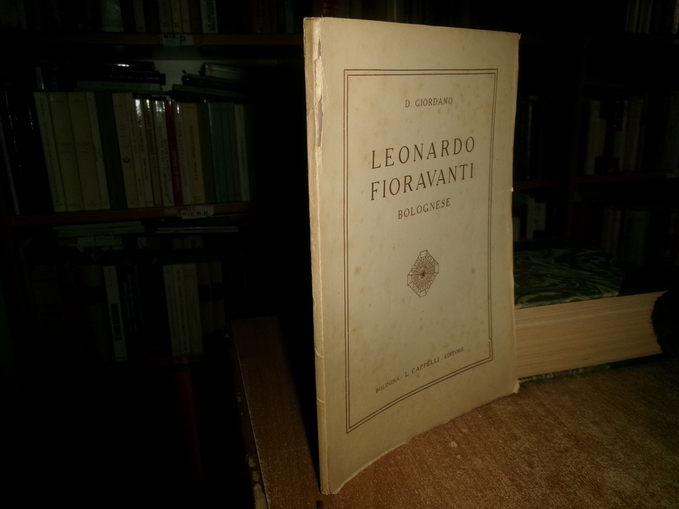 D. GIORDANO. LEONARDO FIORAVANTI bolognese 1920