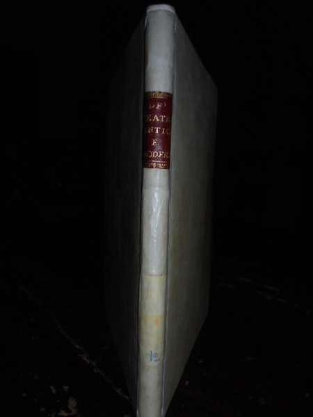 DE' TEATRI ANTICHI E MODERNI, TRATTATO IN CUI DIVERSI PUNTI …