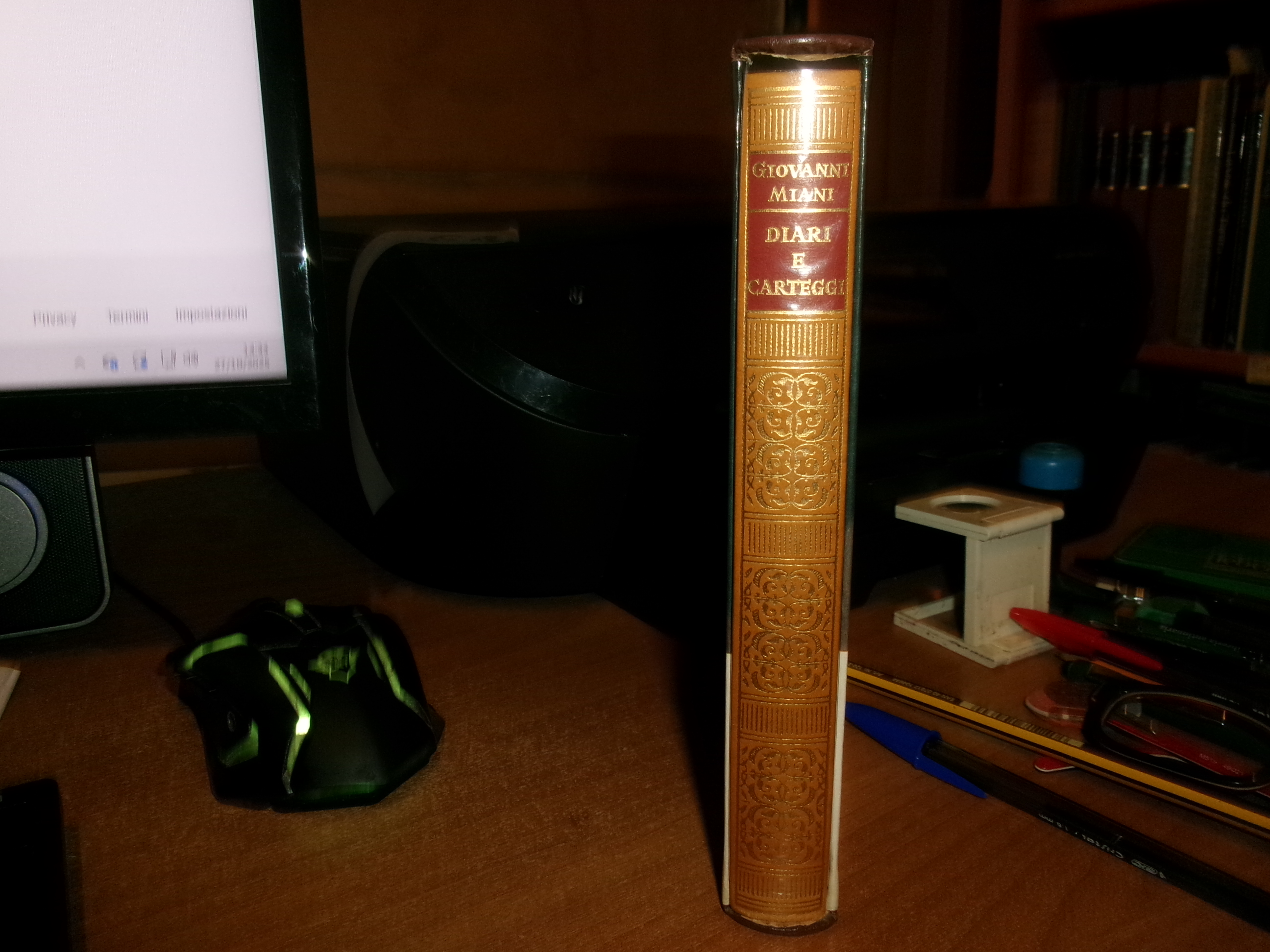 DIARI E CARTEGGI 1858-1872 di GIOVANNI MIANI Longanesi 1973