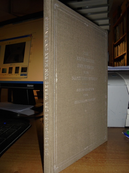 Die erstdrucke der Werke von Marx und Engels - Biblio. …