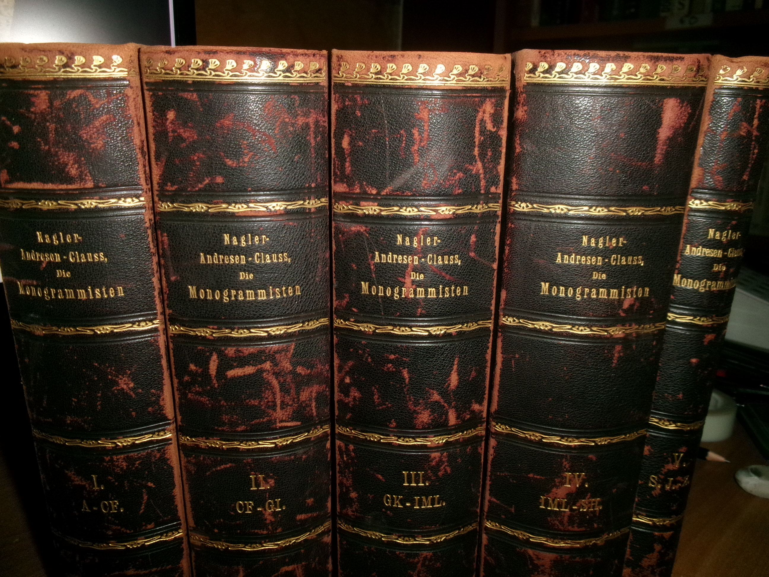 DIE MONOGRAMMISTEN von G.K. NAGLER Fortgesetzt von Andresen & C. …